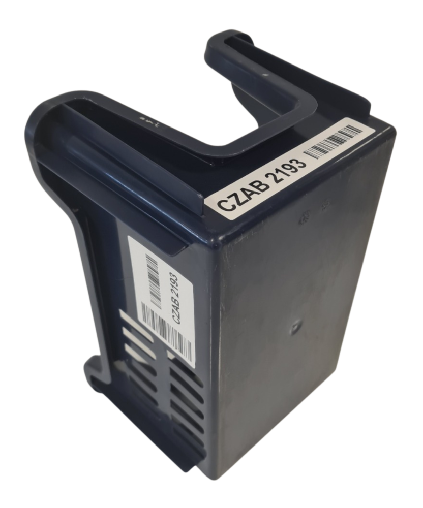 Emtrade Magazijnbak, 300x200x160 mm, euronorm, blauw kunststof, gebruikt