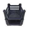 Emtrade Magazijnbak grijpbak 40x30x16, stapelbaar, donkerblauw, gebruikt Emtrade Magazijnbak grijpbak 40x30x16, stapelbaar, donkerblauw, gebruikt