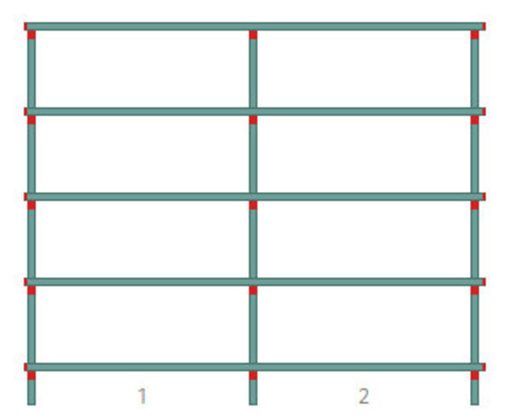 REA REA Euro Stelling 5 niveaus H220 x D 40 cm, gebruikt REA REA Euro Stelling 5 niveaus H220 x D 40 cm, gebruikt