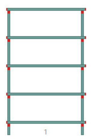 REA REA Euro Stelling 5 niveaus H220 x D 40 cm, gebruikt REA REA Euro Stelling 5 niveaus H220 x D 40 cm, gebruikt
