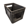 Emtrade (Nieuw) Magazijnbak, 300x200x190 mm, euronorm, donkergrijs pp, nieuw