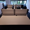 Denz Bureau 180x90 cm, grijs/lichtgrijs, handmatig verstelbaar, gebruikt Denz Bureau 180x90 cm, grijs/lichtgrijs, handmatig verstelbaar, gebruikt