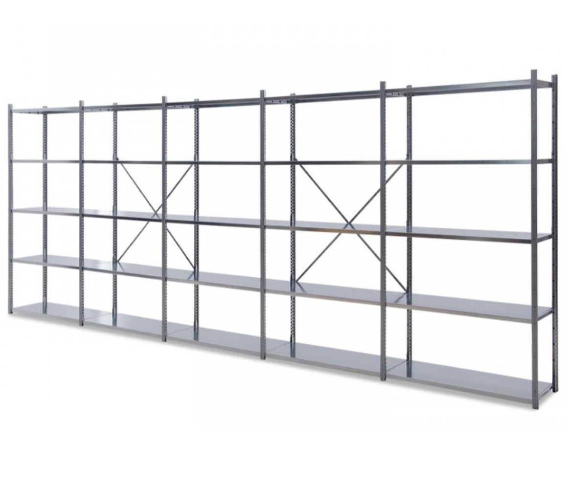 EMRACK Voordeelrij G3 legbordstelling - B1000 x D500 mm EMRACK Voordeelrij G3 legbordstelling - B1000 x D500 mm