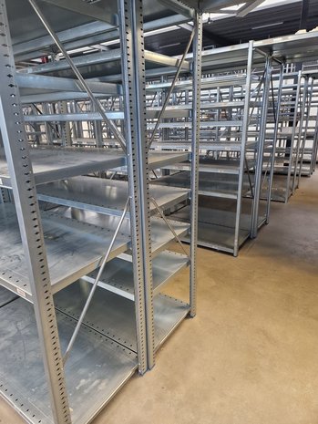 Nedcon Nedcon SF legbordstelling 200x122x60, 4 niveaus, gebruikt Nedcon Nedcon SF legbordstelling 200x122x60, 4 niveaus, gebruikt