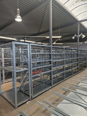 Nedcon Nedcon SF legbordstelling 200x122x60, 4 niveaus, gebruikt Nedcon Nedcon SF legbordstelling 200x122x60, 4 niveaus, gebruikt