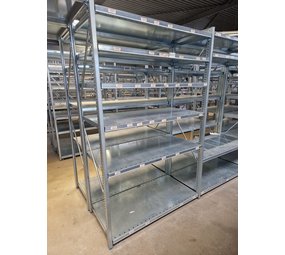 Nedcon Nedcon SF legbordstelling 200x122x40, 4 niveaus, gebruikt Nedcon Nedcon SF legbordstelling 200x122x40, 4 niveaus, gebruikt