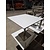 Tafel vierkant 80x80, RVS poot, gebruikt Tafel vierkant 80x80, RVS poot, gebruikt
