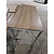Hoge tafel 180x80xH110 cm, hout/grijs, gebruikt Hoge tafel 180x80xH110 cm, hout/grijs, gebruikt