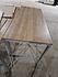 Hoge tafel 180x80xH110 cm, hout/grijs, gebruikt Hoge tafel 180x80xH110 cm, hout/grijs, gebruikt