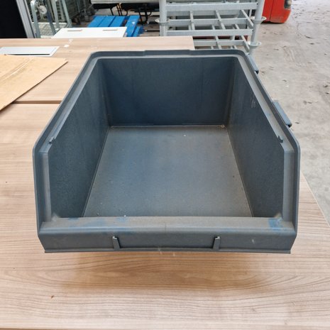Martini Alfredo Magazijnbak, 437x570x247 mm, grijs kunststof, gebruikt
