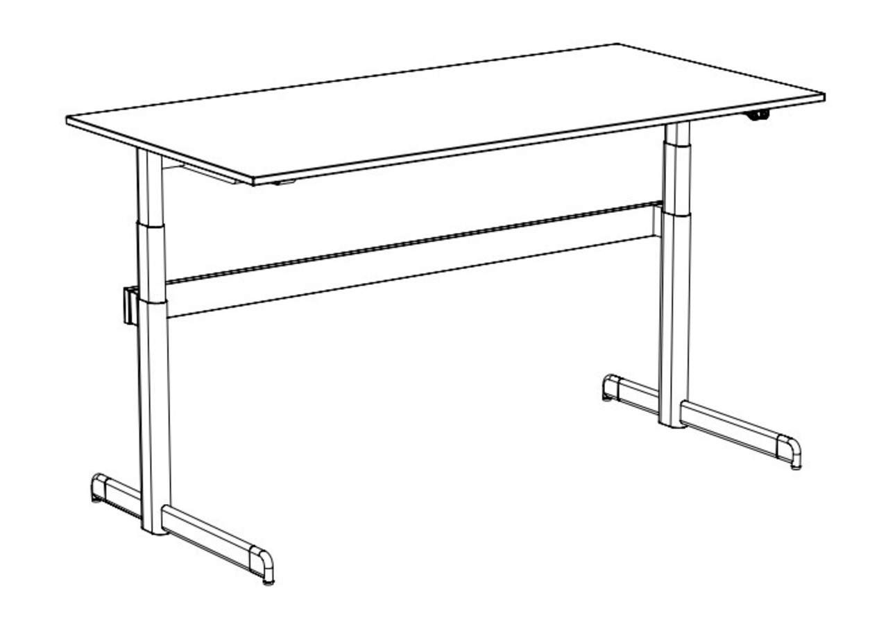 Vepa Vepa Step 1 elektrisch zit-sta bureau 180x80cm, gebruikt Vepa Vepa Step 1 elektrisch zit-sta bureau 180x80cm, gebruikt