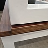 Vervoort Bureau vergadertafel 200x100cm wit/bruin, gebruikt Vervoort Bureau vergadertafel 200x100cm wit/bruin, gebruikt