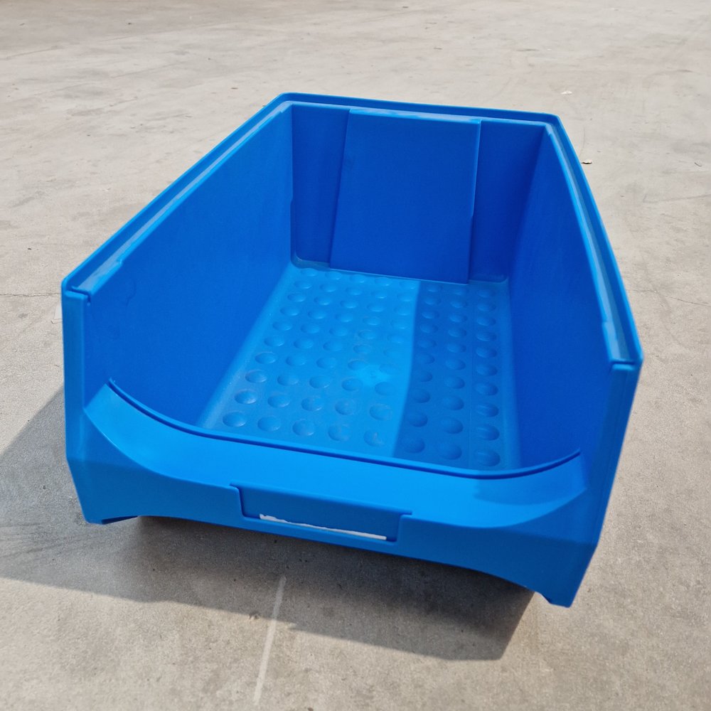 Embox Magazijnbak kunststof 500x300x200 mm blauw, gebruikt Embox Magazijnbak kunststof 500x300x200 mm blauw, gebruikt