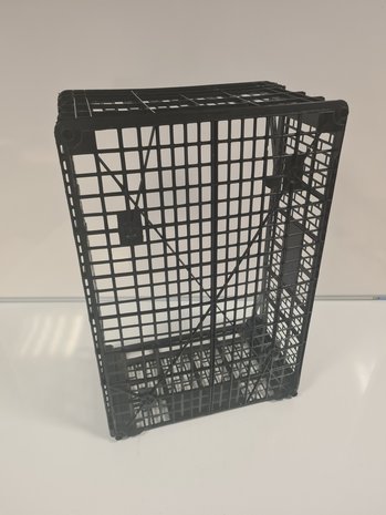 Emtrade Stapelbak, 600x400x170 mm, euronorm, zwart pp, gebruikt