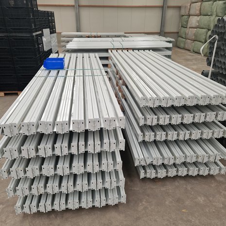 Polypal Minipal Grootvakstelling B3400 x D1000 x H2000 mm grijs, licht gebruikt Polypal Minipal Grootvakstelling B3400 x D1000 x H2000 mm grijs, licht gebruikt
