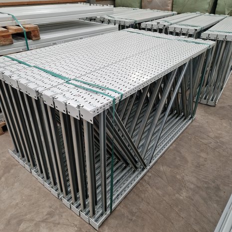 Polypal Minipal Grootvakstelling B3400 x D1000 x H2000 mm grijs, licht gebruikt Polypal Minipal Grootvakstelling B3400 x D1000 x H2000 mm grijs, licht gebruikt