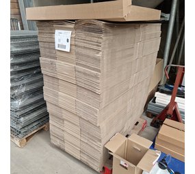Emtrade (Nieuw) Vouwdoos 795x565x248 mm Enkelgolf Karton Bruin FEFCO 0201 (30 stuks) Nieuw