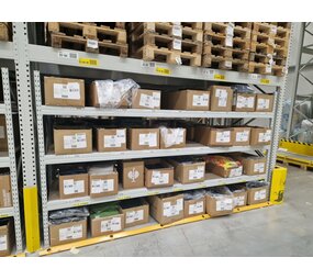Polypal Minipal Grootvakstelling B3400 x D1000 x H2000 mm grijs, licht gebruikt Polypal Minipal Grootvakstelling B3400 x D1000 x H2000 mm grijs, licht gebruikt