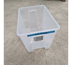 IKEA Nestbare bak, 390x280x28 mm, transparant kunststof, gebruikt