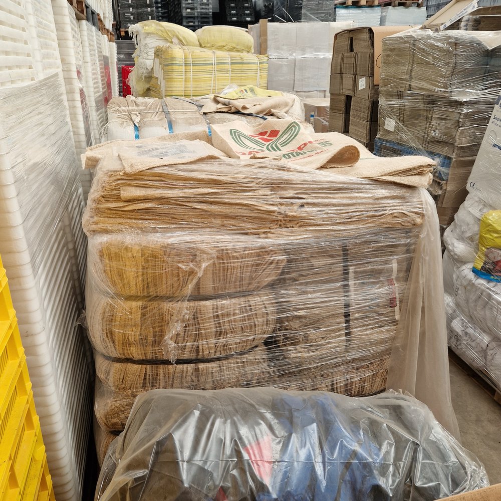 Emtrade Jute zak met print 25kg zak (~870x520mm) Emtrade Jute zak met print 25kg zak (~870x520mm)