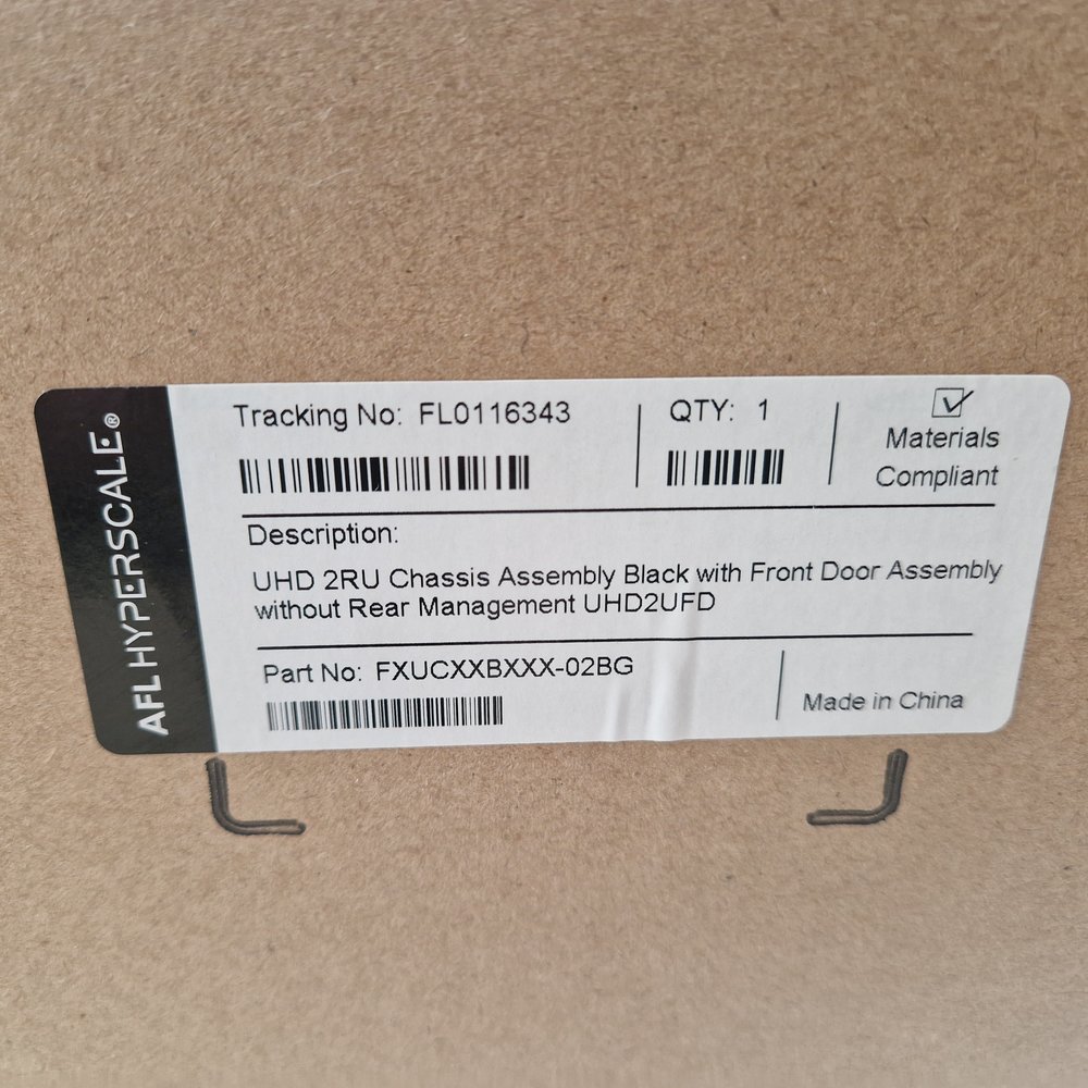 AFL Hyperscale UHD 2RU Chassis Assembly FXUCXXBXXX-02BG AFL Hyperscale UHD 2RU Chassis Assembly FXUCXXBXXX-02BG