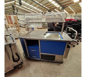 Jos ten Berg Broodserveerwagen Buffetwagen Hospitality II Maxi Blauw, gebruikt