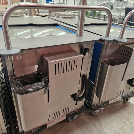Jos ten Berg Broodserveerwagen Buffetwagen Hospitality II Maxi Blauw, gebruikt Jos ten Berg Broodserveerwagen Buffetwagen Hospitality II Maxi Blauw, gebruikt