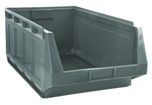 Mobil Plastic Magazijnbak, 580x360x250 mm, blauw kunststof, gebruikt