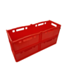 Stapelbak 800x300x200mm rood hdpe, licht gebruikt Stapelbak 800x300x200mm rood hdpe, licht gebruikt