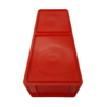 Stapelbak 800x300x200mm rood hdpe, licht gebruikt Stapelbak 800x300x200mm rood hdpe, licht gebruikt