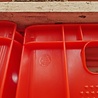 Stapelbak 800x300x200mm rood hdpe, licht gebruikt Stapelbak 800x300x200mm rood hdpe, licht gebruikt