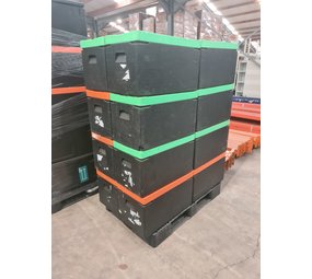 EPP Thermobox Oranje/Groene deksel 68 x 38 x 40 cm, gebruikt EPP Thermobox Oranje/Groene deksel 68 x 38 x 40 cm, gebruikt