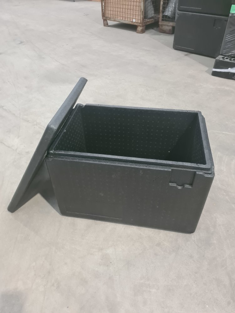 EPP Thermobox Zwart 60 x 40 x 40 cm, gebruikt EPP Thermobox Zwart 60 x 40 x 40 cm, gebruikt