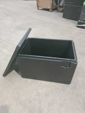 EPP Thermobox Zwart 60 x 40 x 40 cm, gebruikt EPP Thermobox Zwart 60 x 40 x 40 cm, gebruikt