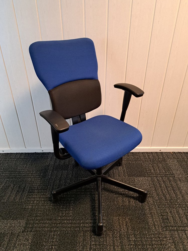 Steelcase Bureaustoel Steelcase, Blauw, Gebruikt Steelcase Bureaustoel Steelcase, Blauw, Gebruikt
