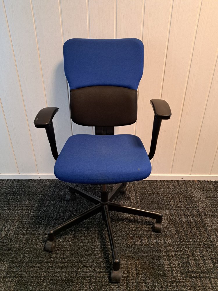 Steelcase Bureaustoel Steelcase, Blauw, Gebruikt Steelcase Bureaustoel Steelcase, Blauw, Gebruikt