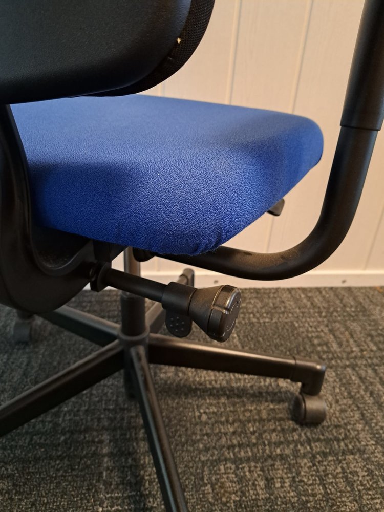 Steelcase Bureaustoel Steelcase, Blauw, Gebruikt Steelcase Bureaustoel Steelcase, Blauw, Gebruikt