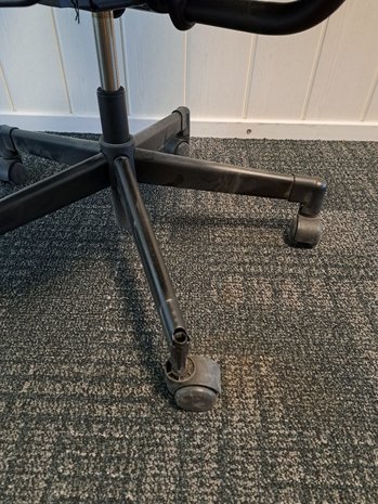 Steelcase Bureaustoel Steelcase, Blauw, Gebruikt B-keuze