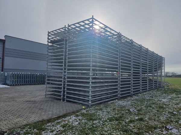 Stapelrek 3360x2100x320 mm - enkel - excl. rongen - gebruikt