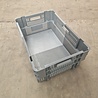 Didak Nestbare stapelkrat 60x40x24 cm grijs gesloten bodem 47l, gebruikt Didak Nestbare stapelkrat 60x40x24 cm grijs gesloten bodem 47l, gebruikt