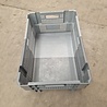 Didak Nestbare stapelkrat 60x40x24 cm grijs gesloten bodem 47l, gebruikt Didak Nestbare stapelkrat 60x40x24 cm grijs gesloten bodem 47l, gebruikt