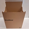 Verzenddoos 394x295x324 mm enkelgolf karton bruin met enkele plakstrip fefco 0701 nieuw