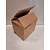 Verzenddoos 394x295x324 mm Enkelgolf Karton Bruin Met Enkele Plakstrip FEFCO 0701 Nieuw