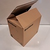 Verzenddoos 394x295x324 mm enkelgolf karton bruin met enkele plakstrip fefco 0701 nieuw
