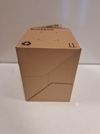 Verzenddoos 394x295x324mm fefco 0701 enkelgolf met enkele plakstrip, nieuw Verzenddoos 394x295x324mm fefco 0701 enkelgolf met enkele plakstrip, nieuw