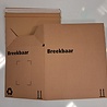 Verzenddoos 394x295x324 mm enkelgolf karton bruin met enkele plakstrip fefco 0701 nieuw