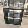 Vakkenkast 79x79x39 cm, zwart, gebruikt Vakkenkast 79x79x39 cm, zwart, gebruikt