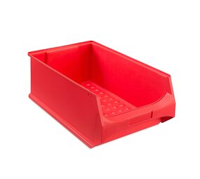 Embox Magazijnbak, 500x300x200 mm, rood kunststof, nieuw