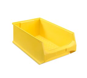 Embox Magazijnbak, 500x300x200 mm, geel, grijs kunststof, nieuw