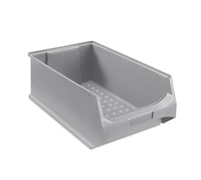 Embox Magazijnbak, 500x300x200 mm, grijs pp, nieuw